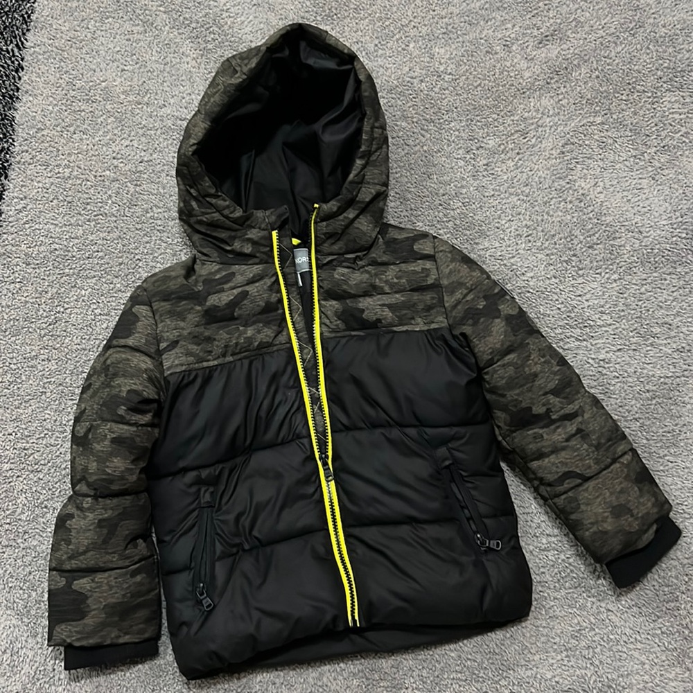 Michael Kors Boys camo puffer jacket